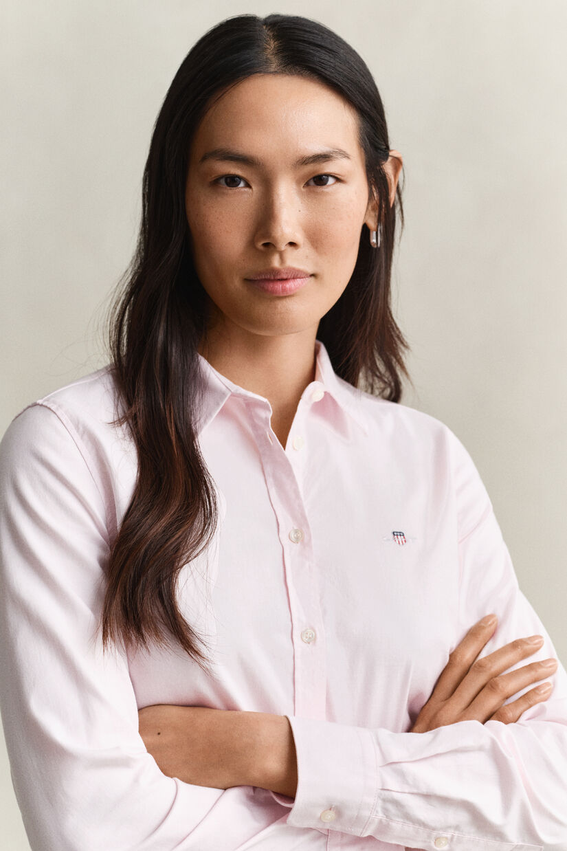 Chemise slim en coton Oxford classique extensible