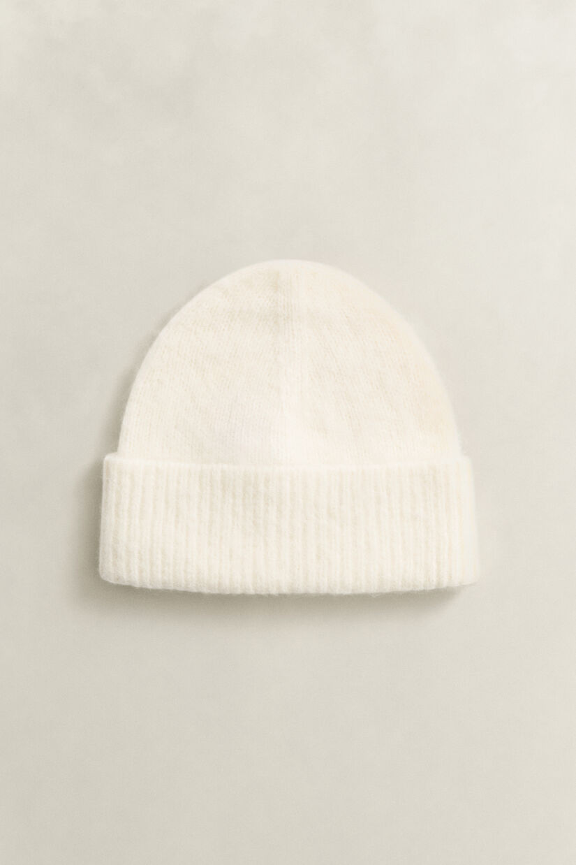 Bonnet en laine d'alpaga m&eacute;lang&eacute;e