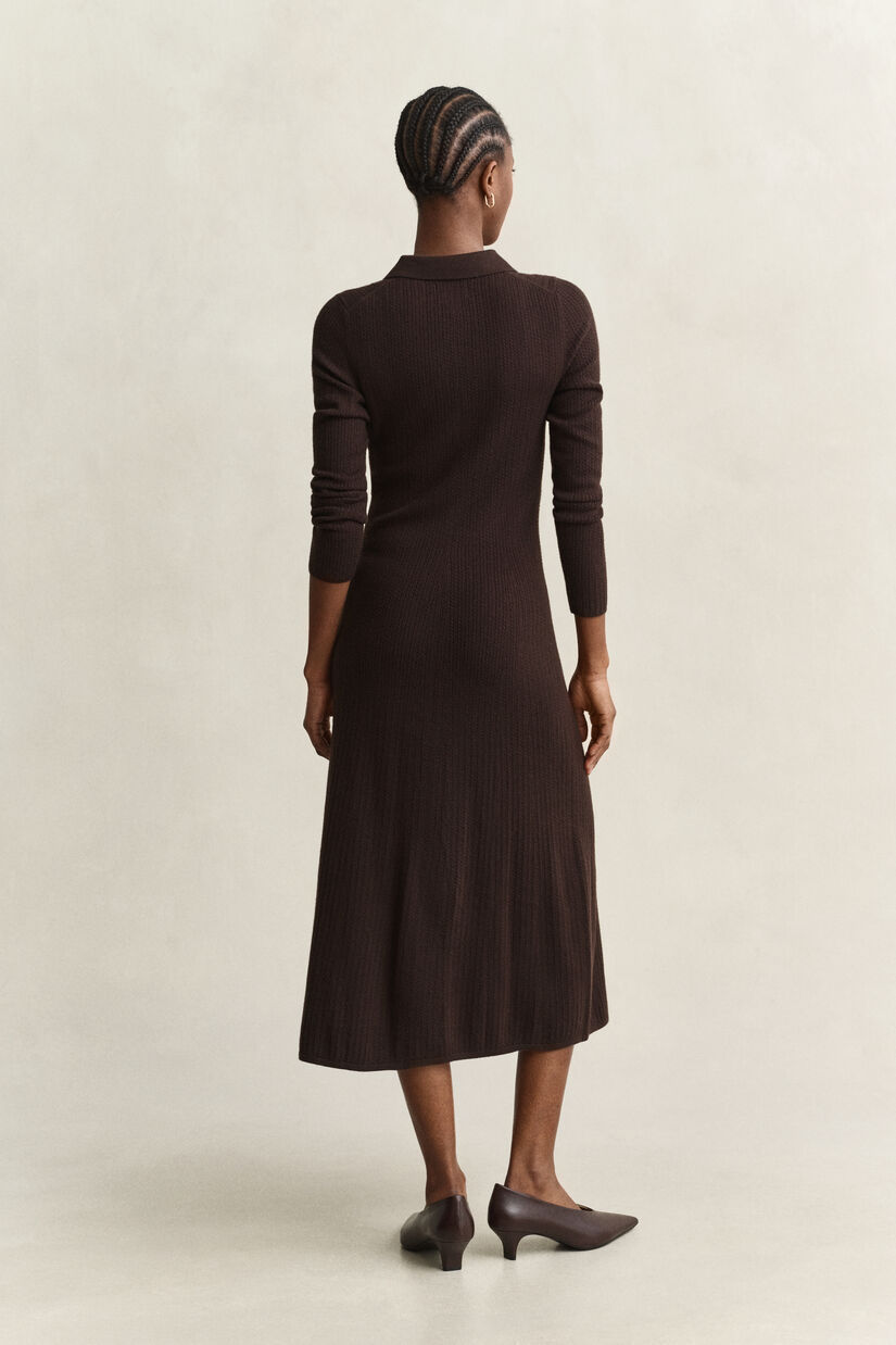 Robe en maille torsad&eacute;e