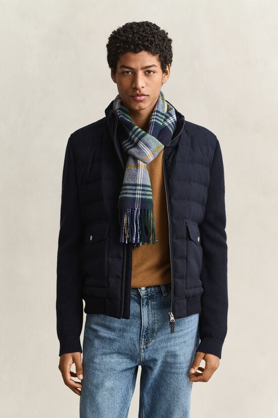 Veste en flanelle avec rembourrage mixte