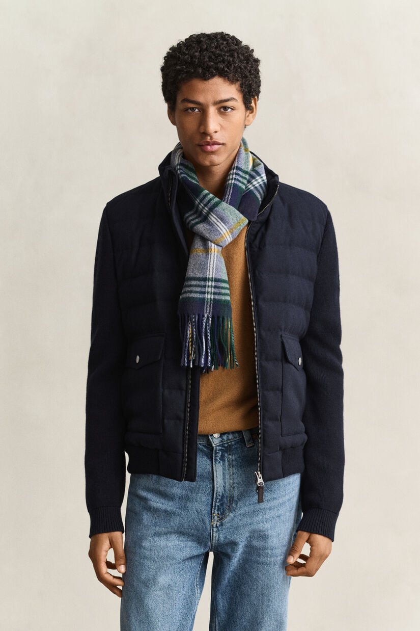 Veste en flanelle avec rembourrage mixte