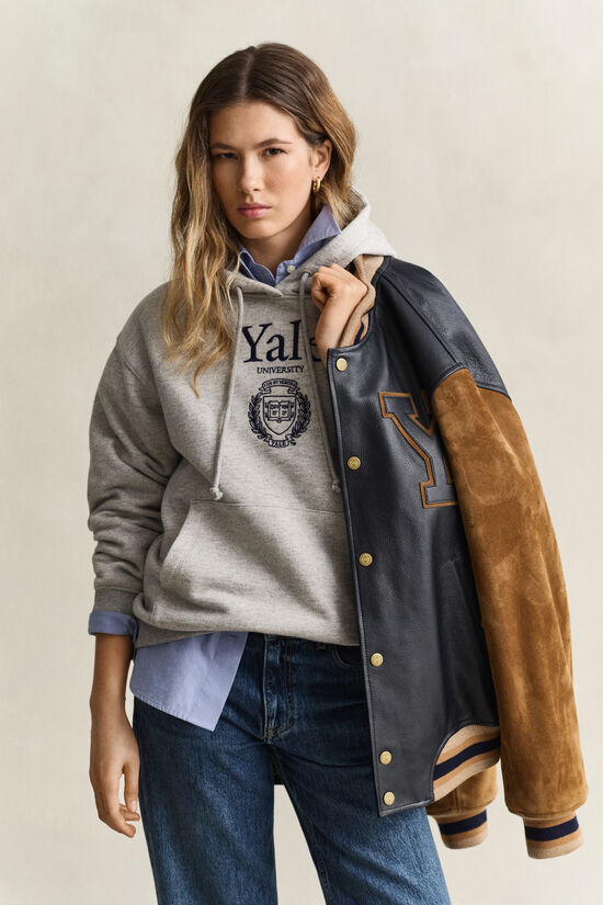 Sweat &agrave; capuche avec logo Gant x Yale