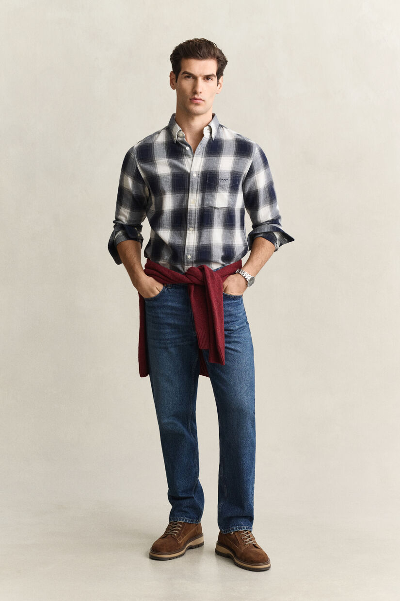 Chemise en flanelle &agrave; carreaux Windblown