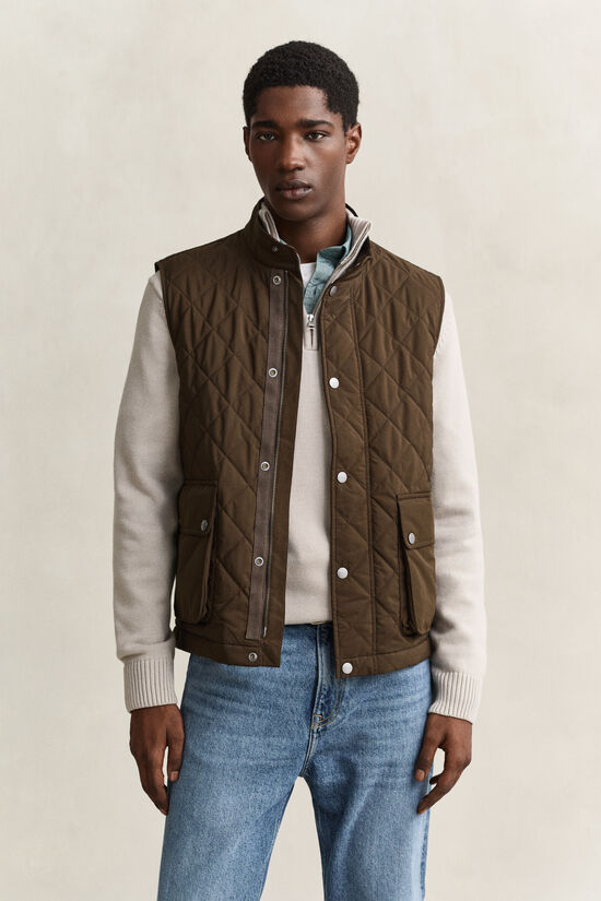Veste sans manches matelass&eacute;e
