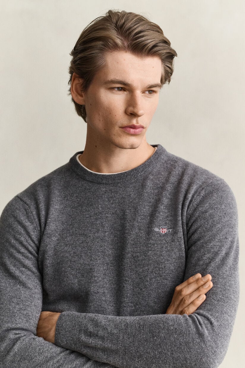 Pull col rond en laine d&rsquo;agneau