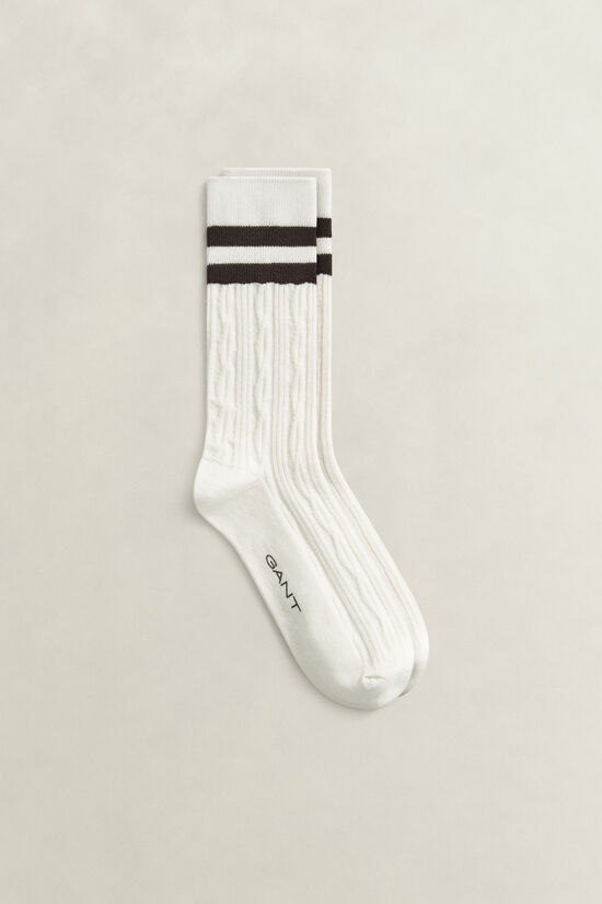 Chaussettes de sport en maille torsad&eacute;e