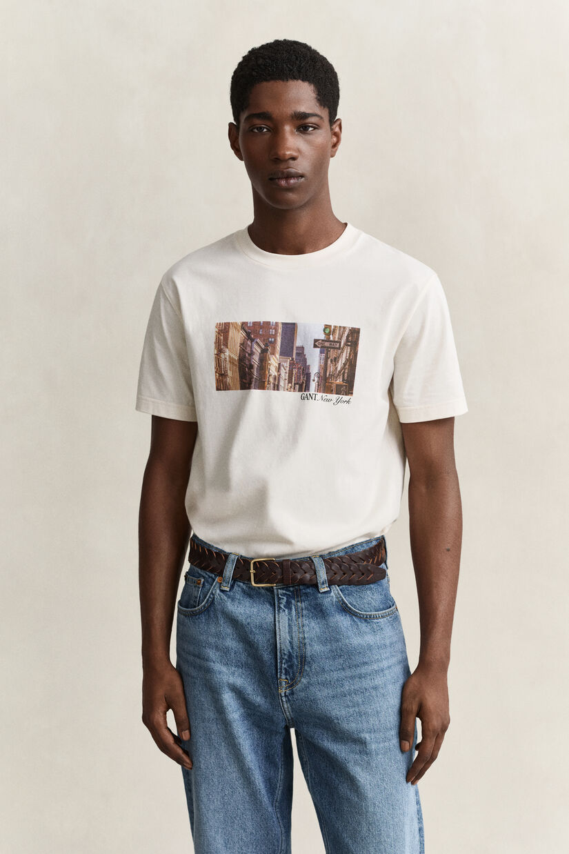 T-shirt &agrave; inscription saisonni&egrave;re