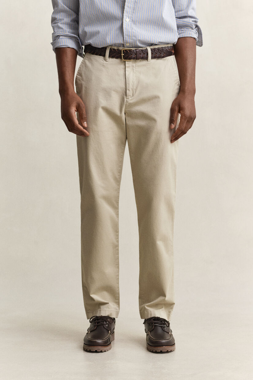 Pantalon chino classique coupe regular