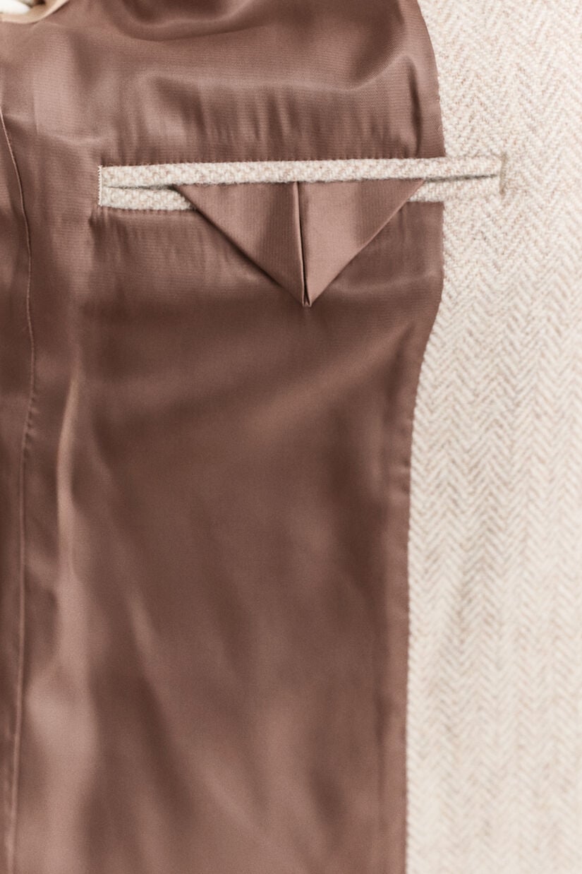 Veste blazer &agrave; chevrons