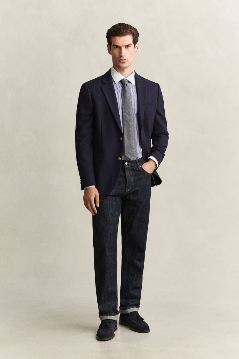 Chemise &agrave; rayures fil-&agrave;-fil