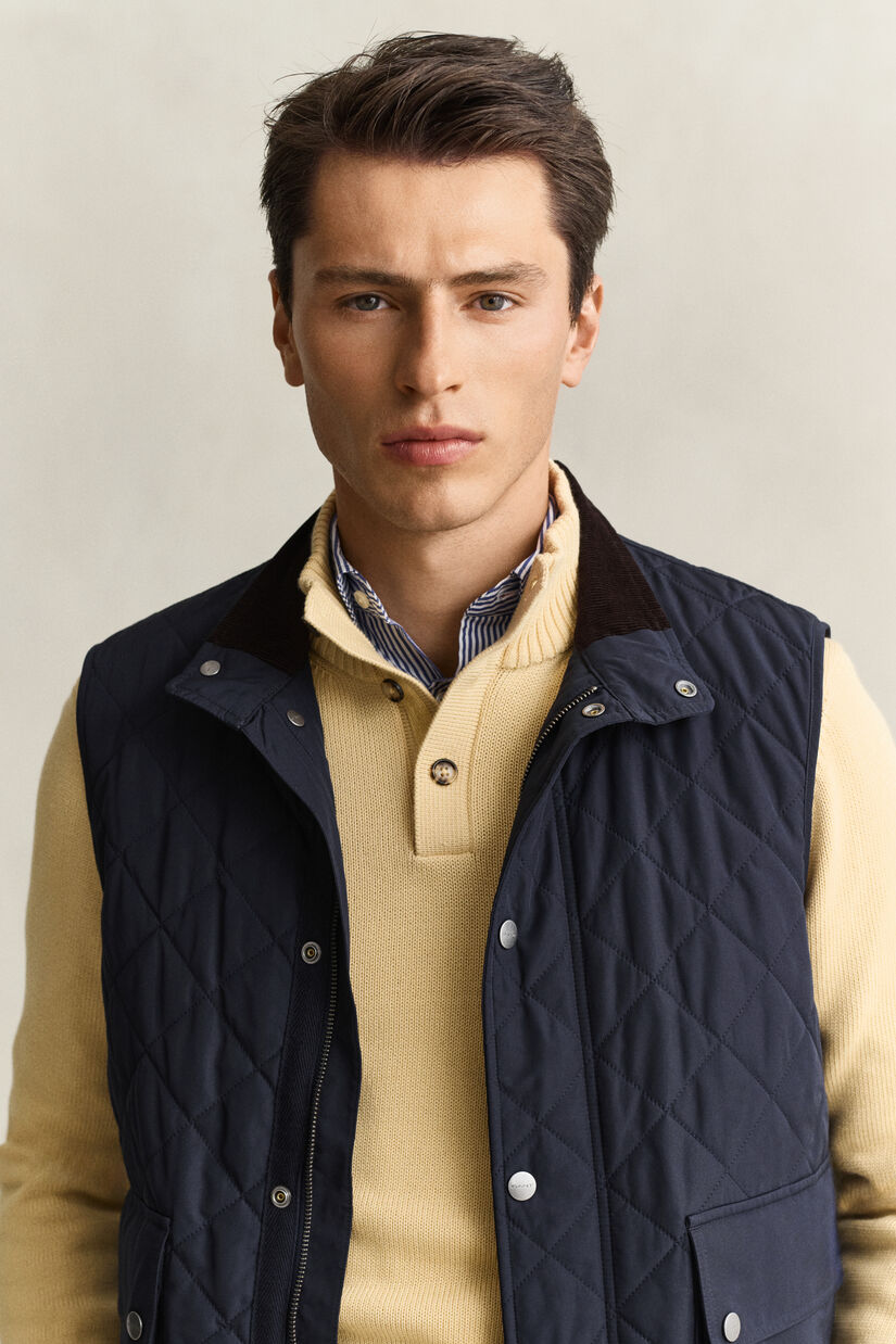 Veste sans manches matelass&eacute;e