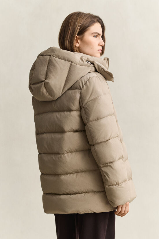 Doudoune mi-longue en duvet
