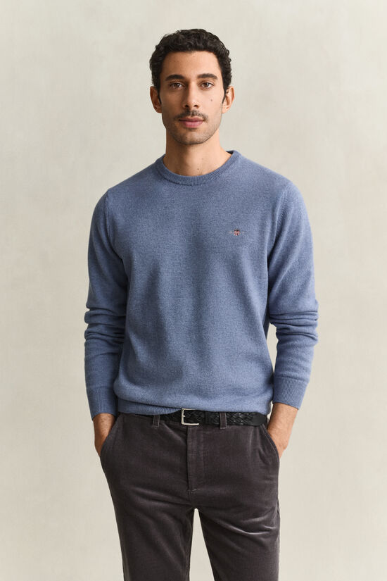 Pull col rond en laine d&rsquo;agneau