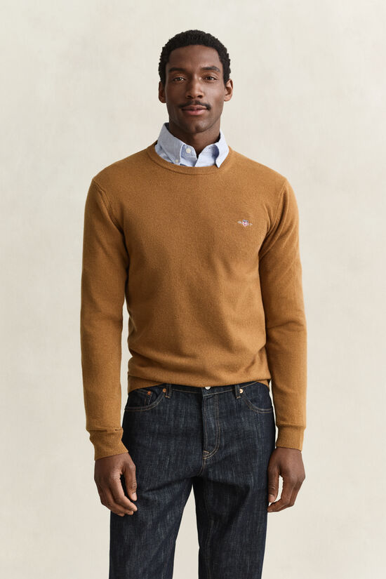 Pull col rond en laine d&rsquo;agneau