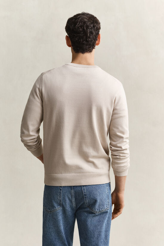 Pull col rond en coton