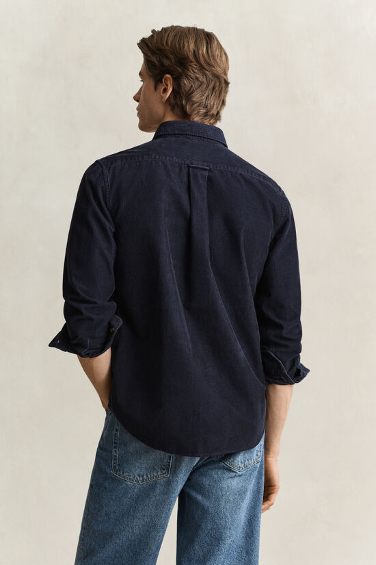 Chemise en velours c&ocirc;tel&eacute;