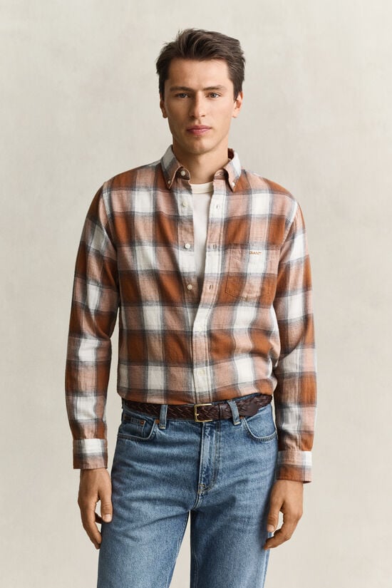 Chemise en flanelle &agrave; carreaux Windblown