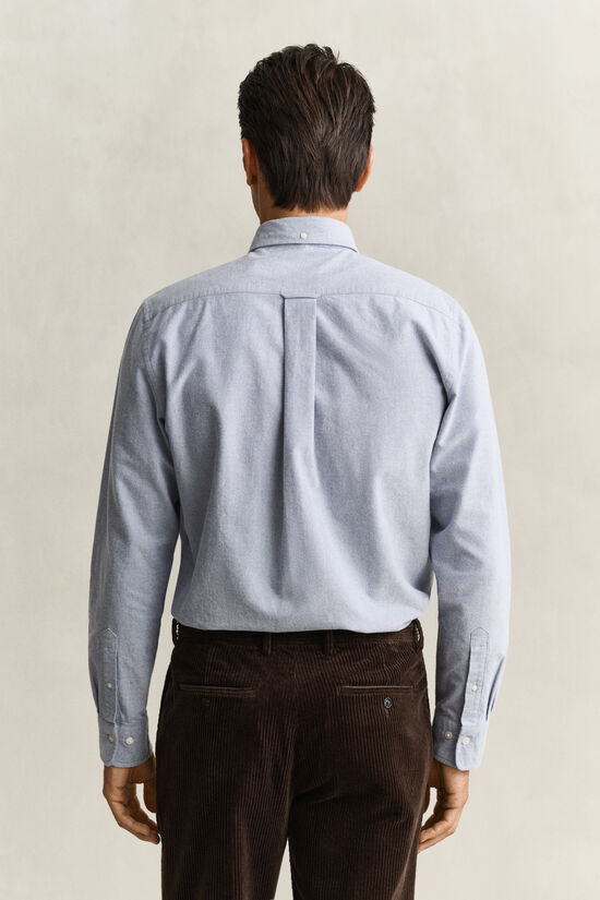 Chemise en coton Oxford bross&eacute;