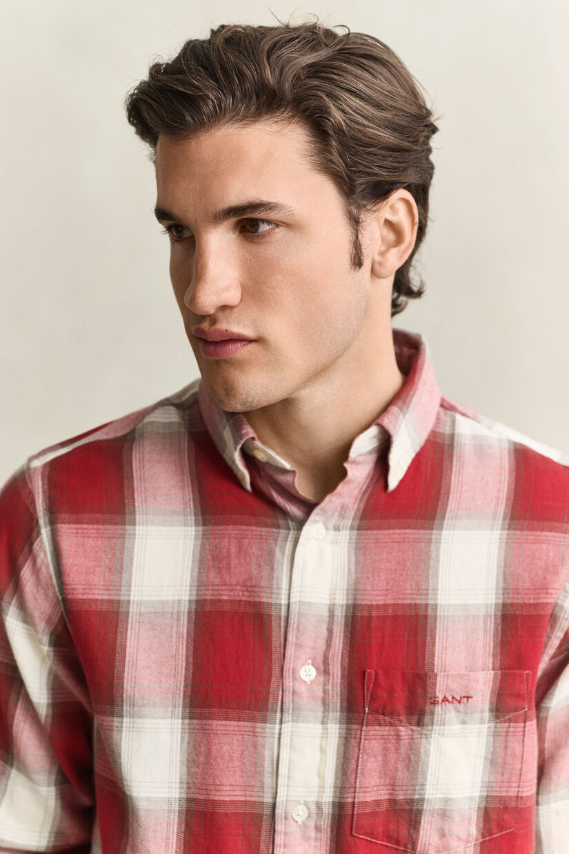 Chemise en flanelle &agrave; carreaux Windblown
