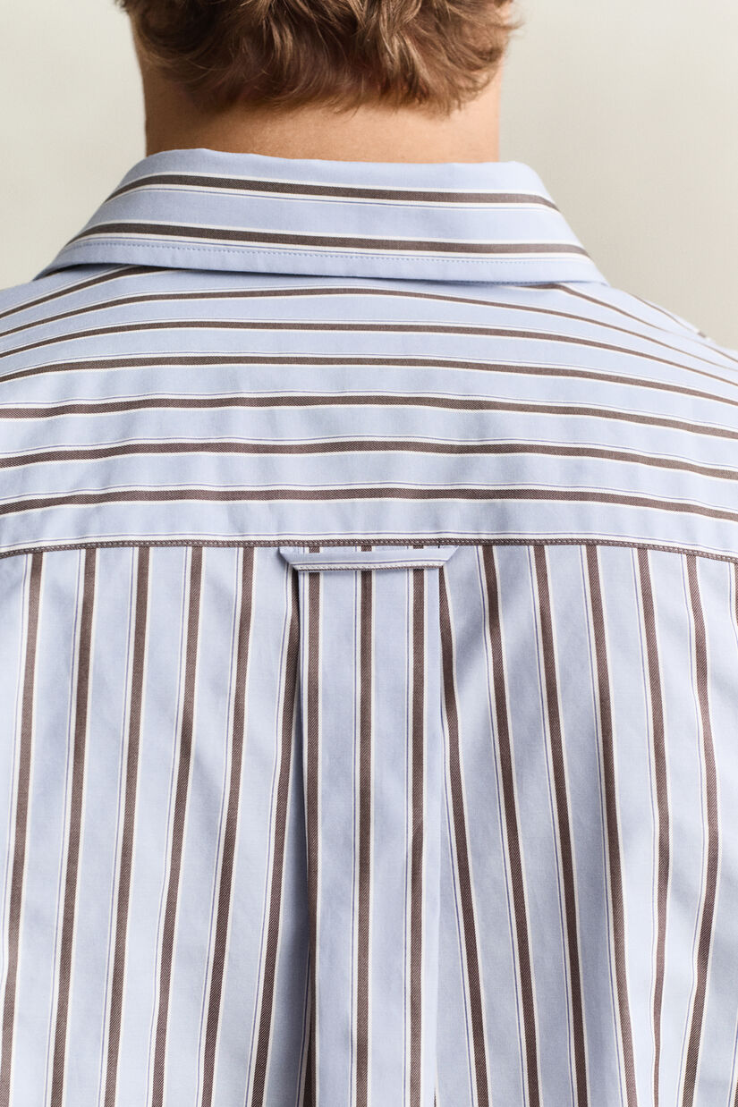 Chemise &agrave; rayures dobby