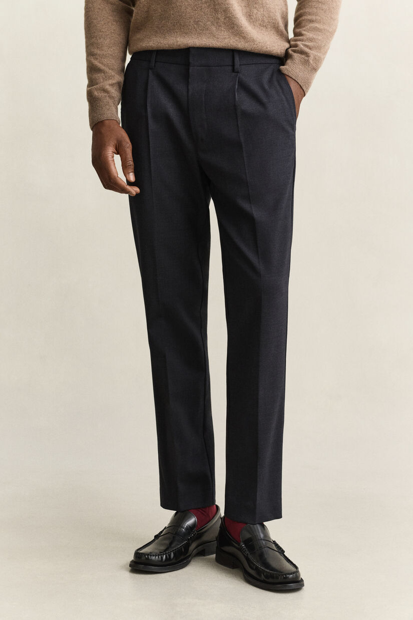 Pantalon coupe fusel&eacute;e en laine