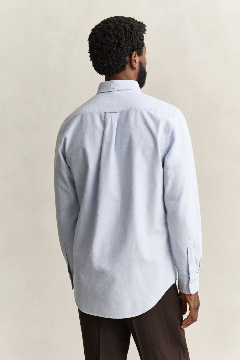 Chemise en coton Oxford bross&eacute;