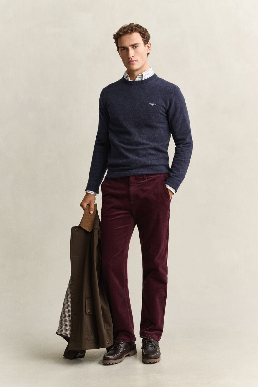 Pull col rond en laine d&rsquo;agneau