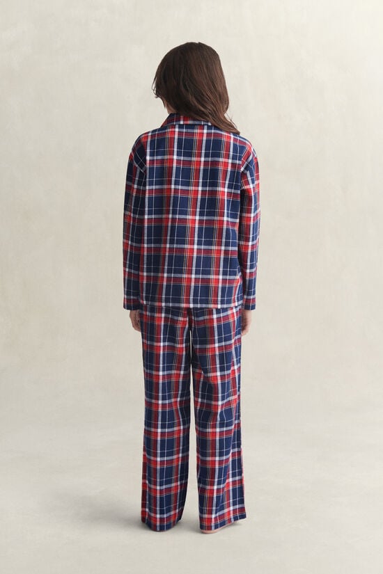 Pyjama en flanelle &agrave; motif &eacute;cossais Ado