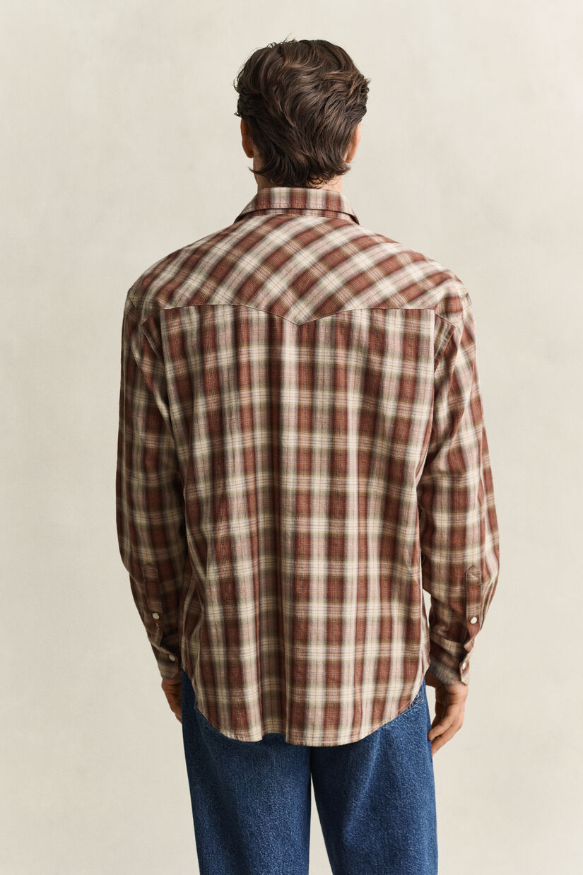 Chemise rod&eacute;o &agrave; carreaux