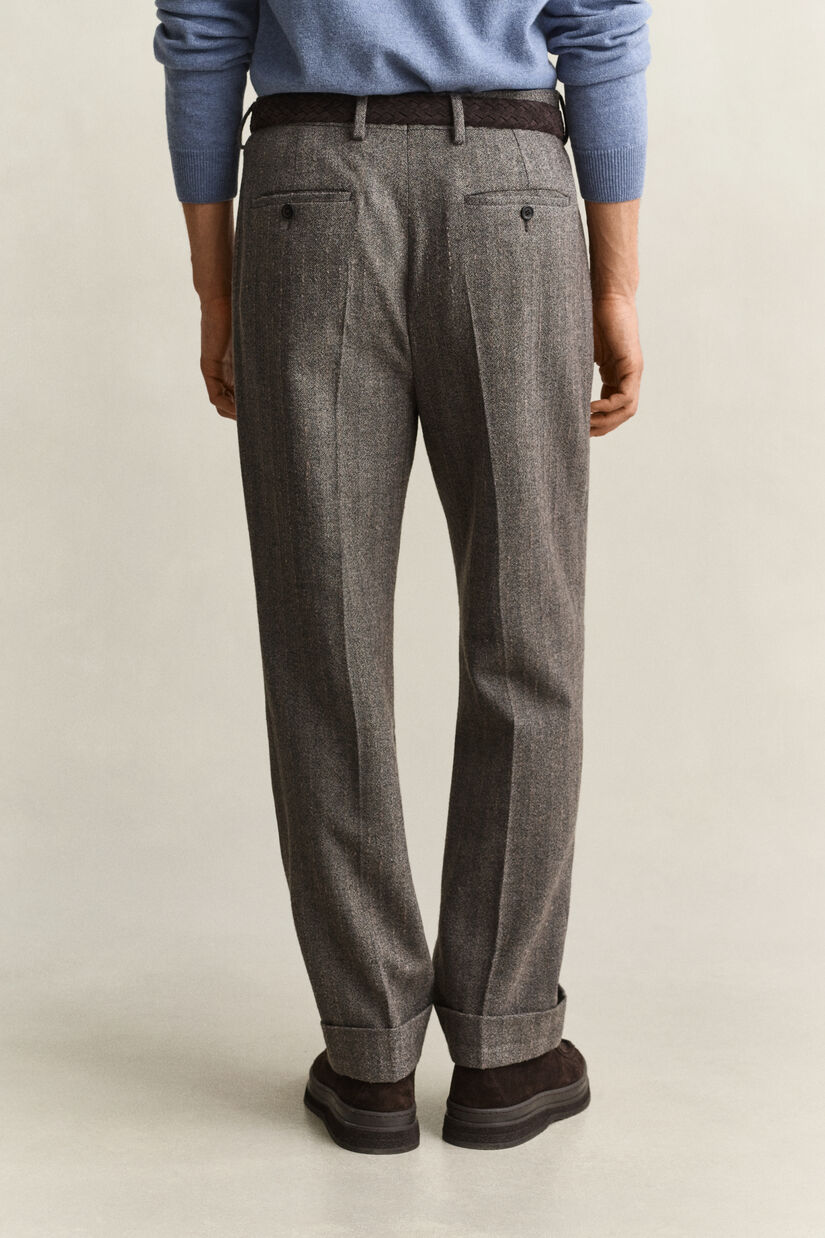 Pantalon de costume &agrave; rayures tennis