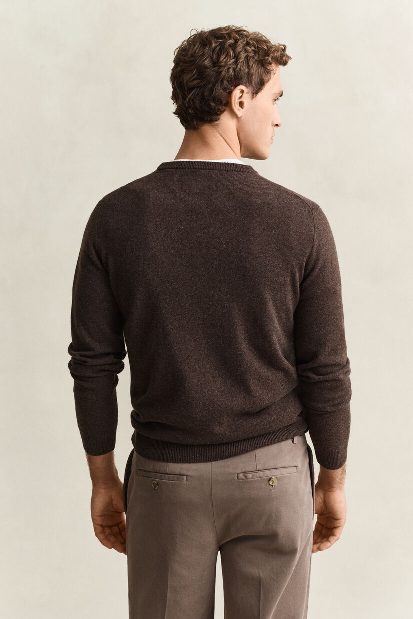 Pull col rond en laine d&rsquo;agneau