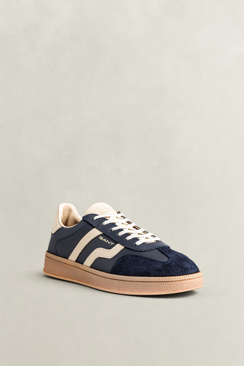 Baskets en daim et cuir Cuzima