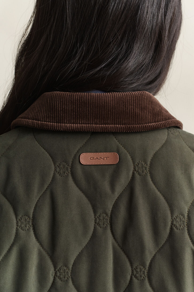 Veste matelass&eacute;e avec monogramme
