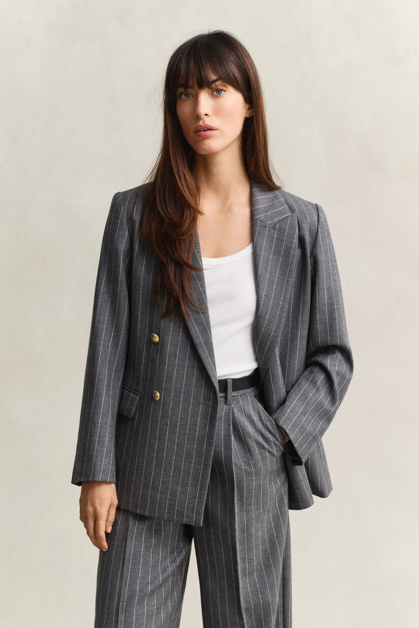 Veste blazer Club &agrave; rayures tennis
