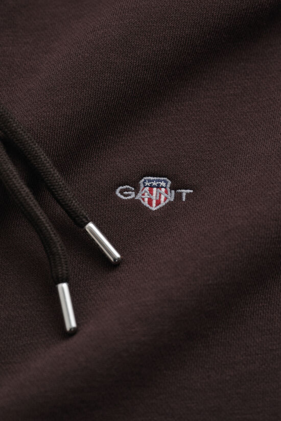 Sweat &agrave; capuche zipp&eacute; avec &eacute;cusson
