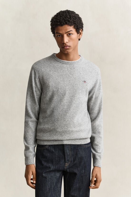 Pull col rond en laine d&rsquo;agneau
