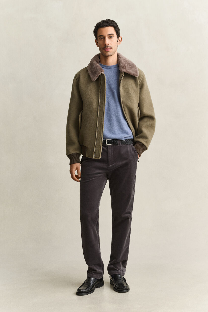 Pull col rond en laine d&rsquo;agneau