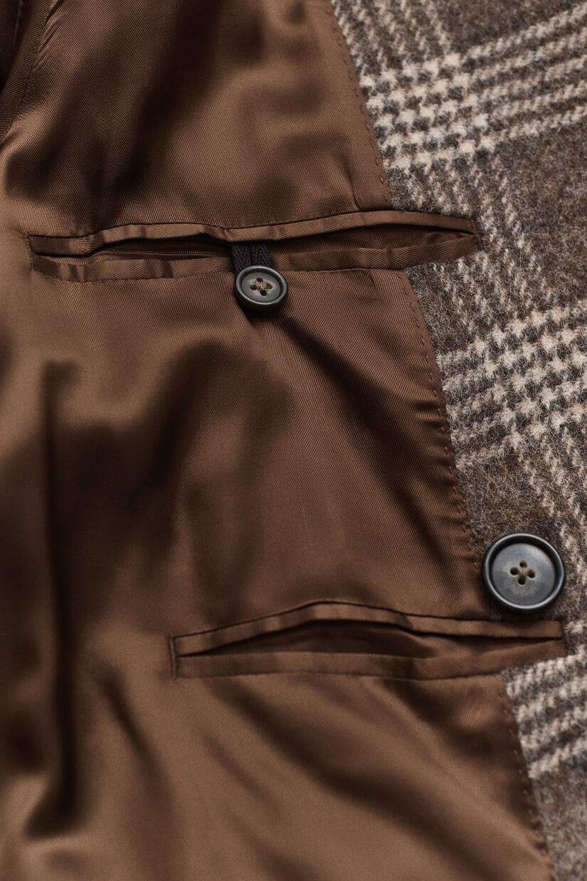 Manteau &agrave; boutonnage crois&eacute; en laine