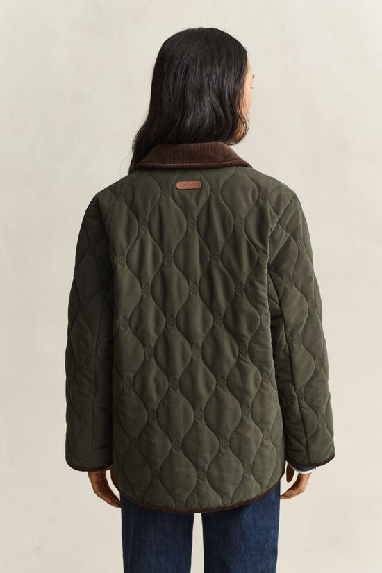Veste matelass&eacute;e avec monogramme