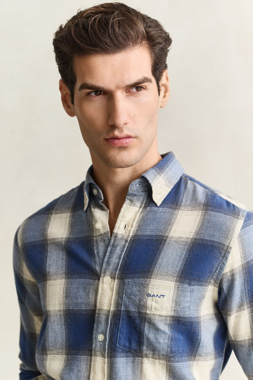 Chemise en flanelle &agrave; carreaux Windblown