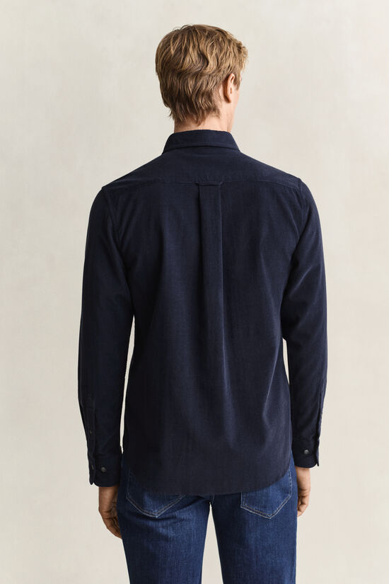 Chemise en velours c&ocirc;tel&eacute;