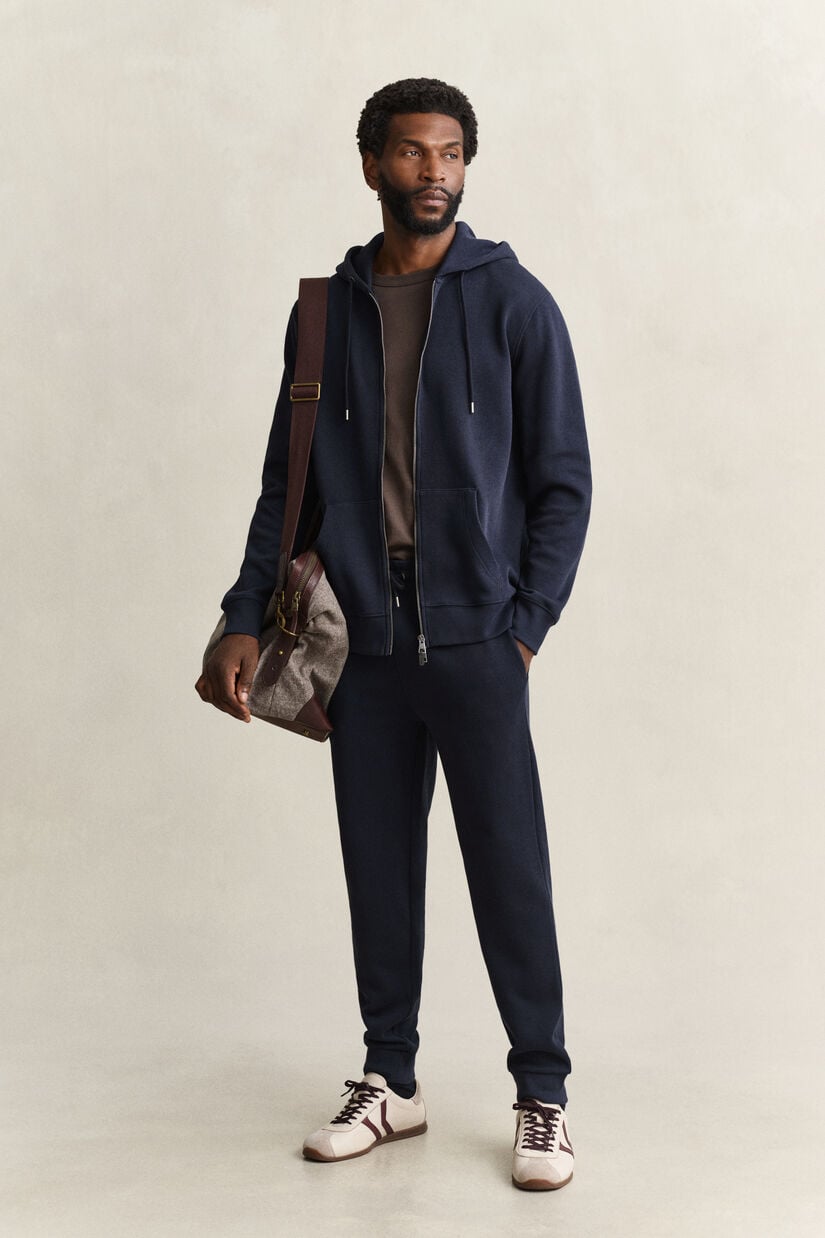Sweat &agrave; capuche zipp&eacute;