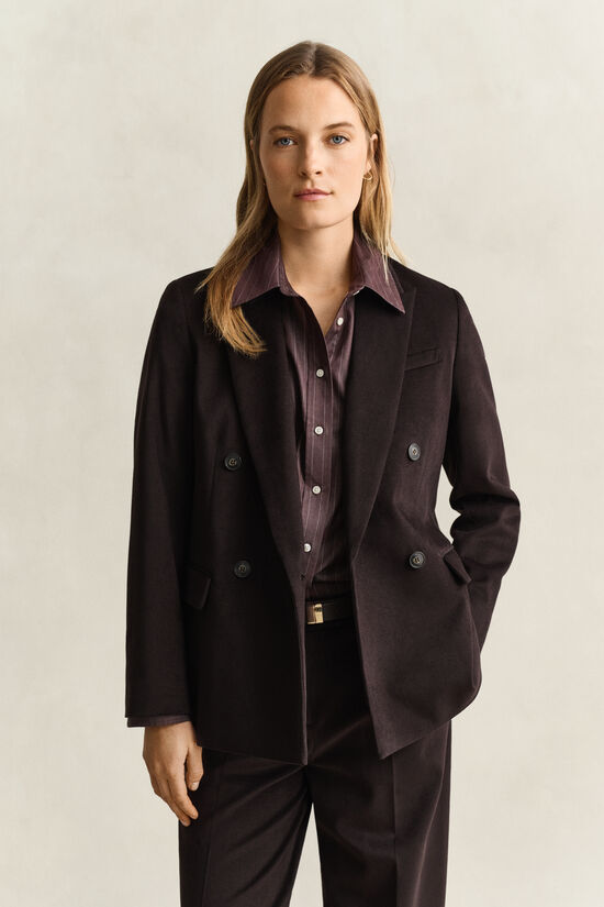 Veste blazer Club en velours serg&eacute;