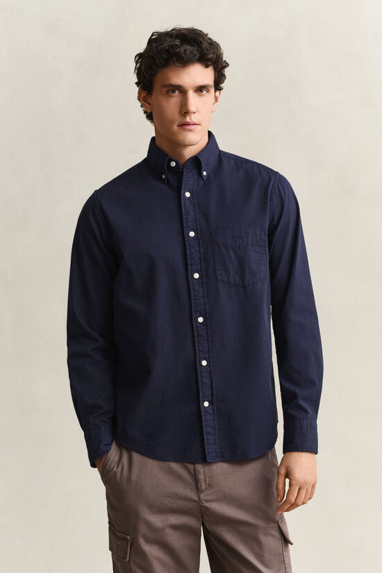 Chemise coupe regular en serg&eacute;