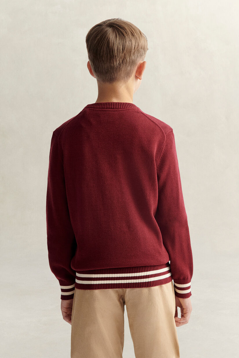 Pull en intarsia Ado Gar&ccedil;on